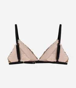 Biquíni Top Triangulo Fixo de Paetê