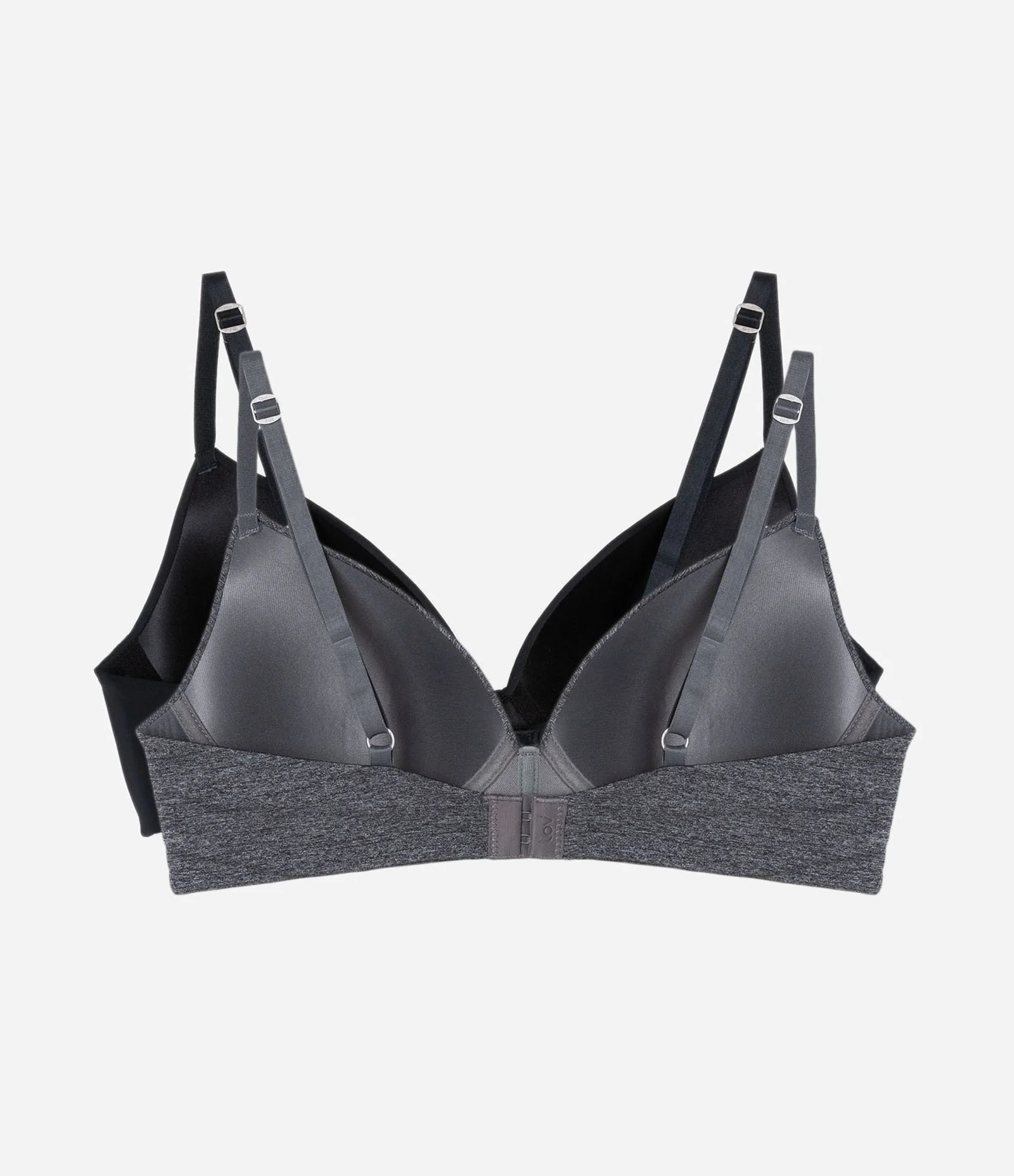 Kit 02 Sutiãs Triangulo em Microfibra Leve Multicores 2