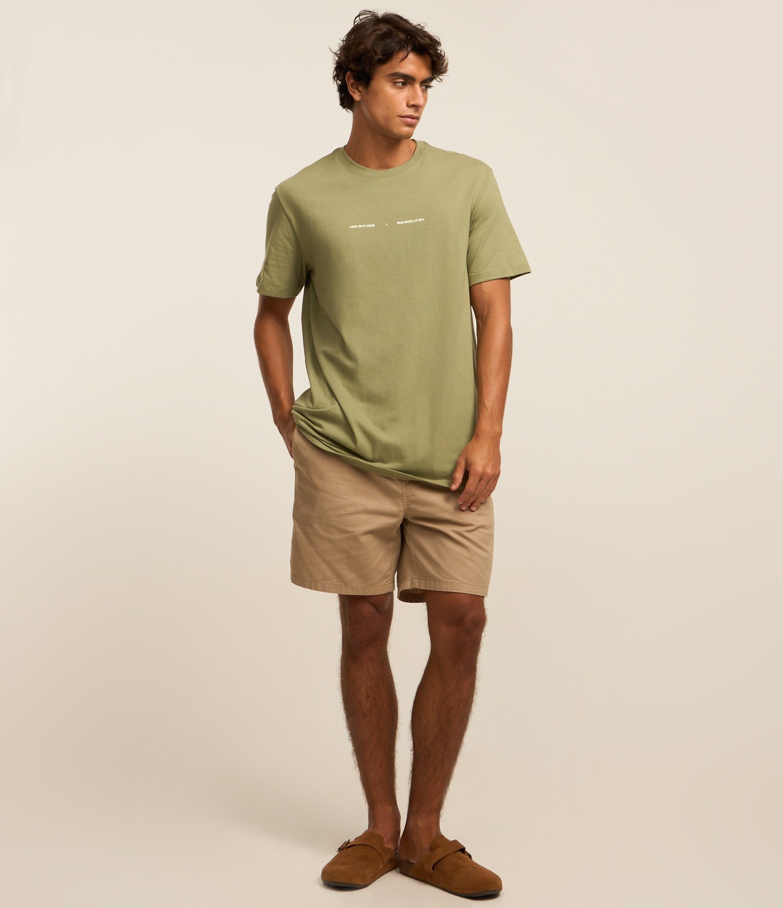 Camiseta Comfort em Algodão com Estampa Ícones em Quadrados Verde 2