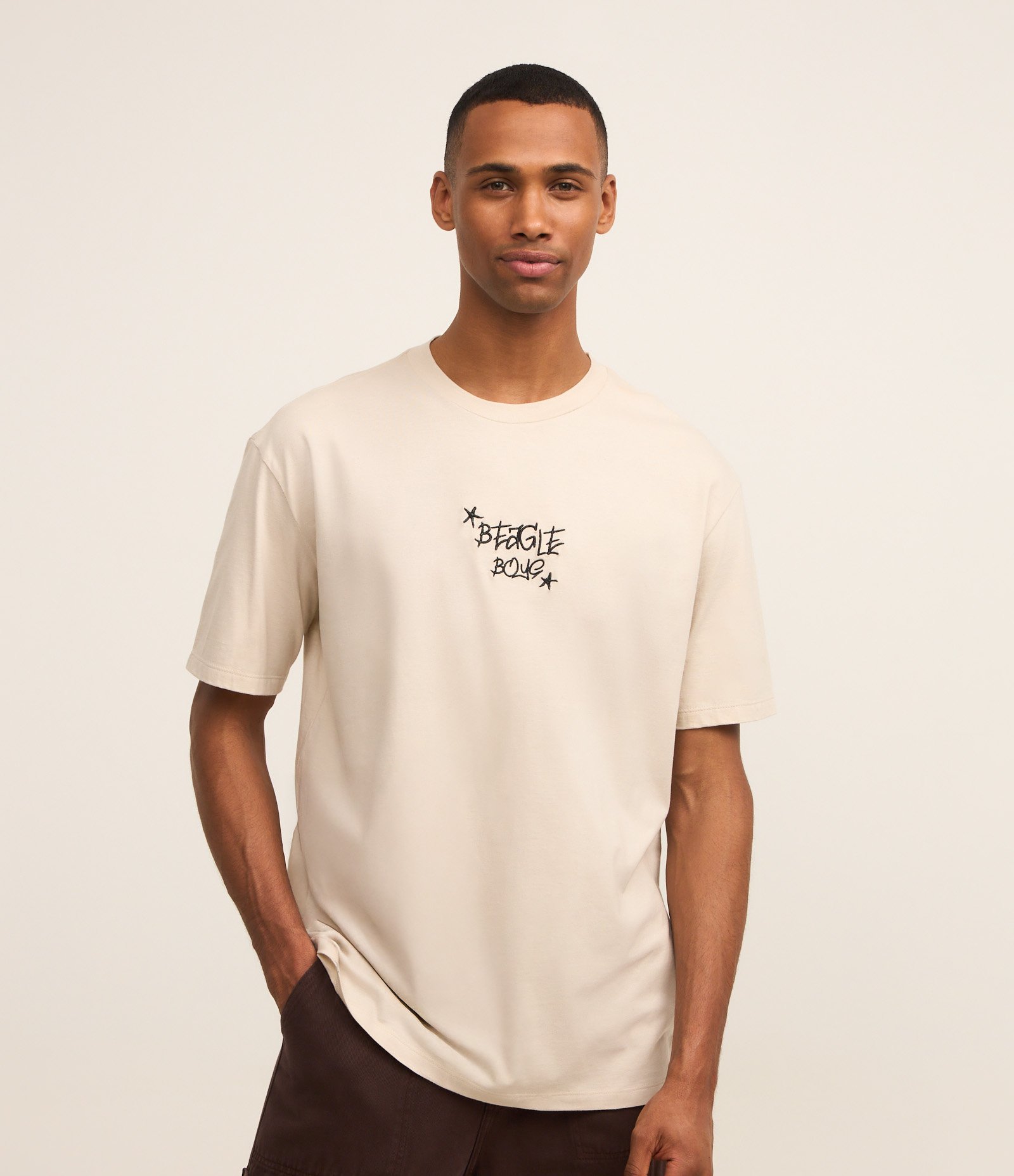 Camiseta Relaxed em Algodão com Estampa Irmãos Metralha Cinza 2
