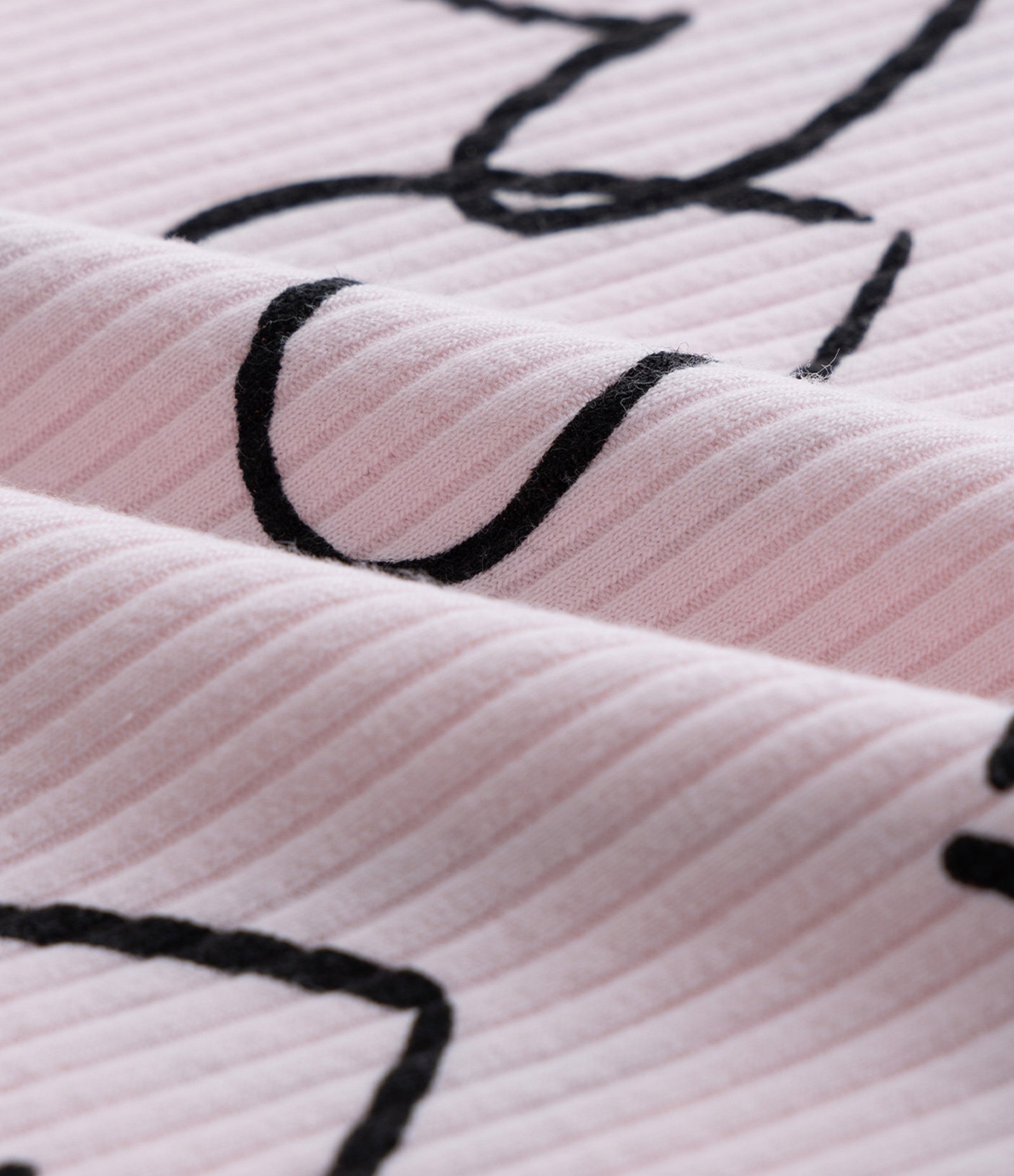 Blusa Infantil Canelada com Estampa Corações - Tam 1 a 6 Anos Rosa 3