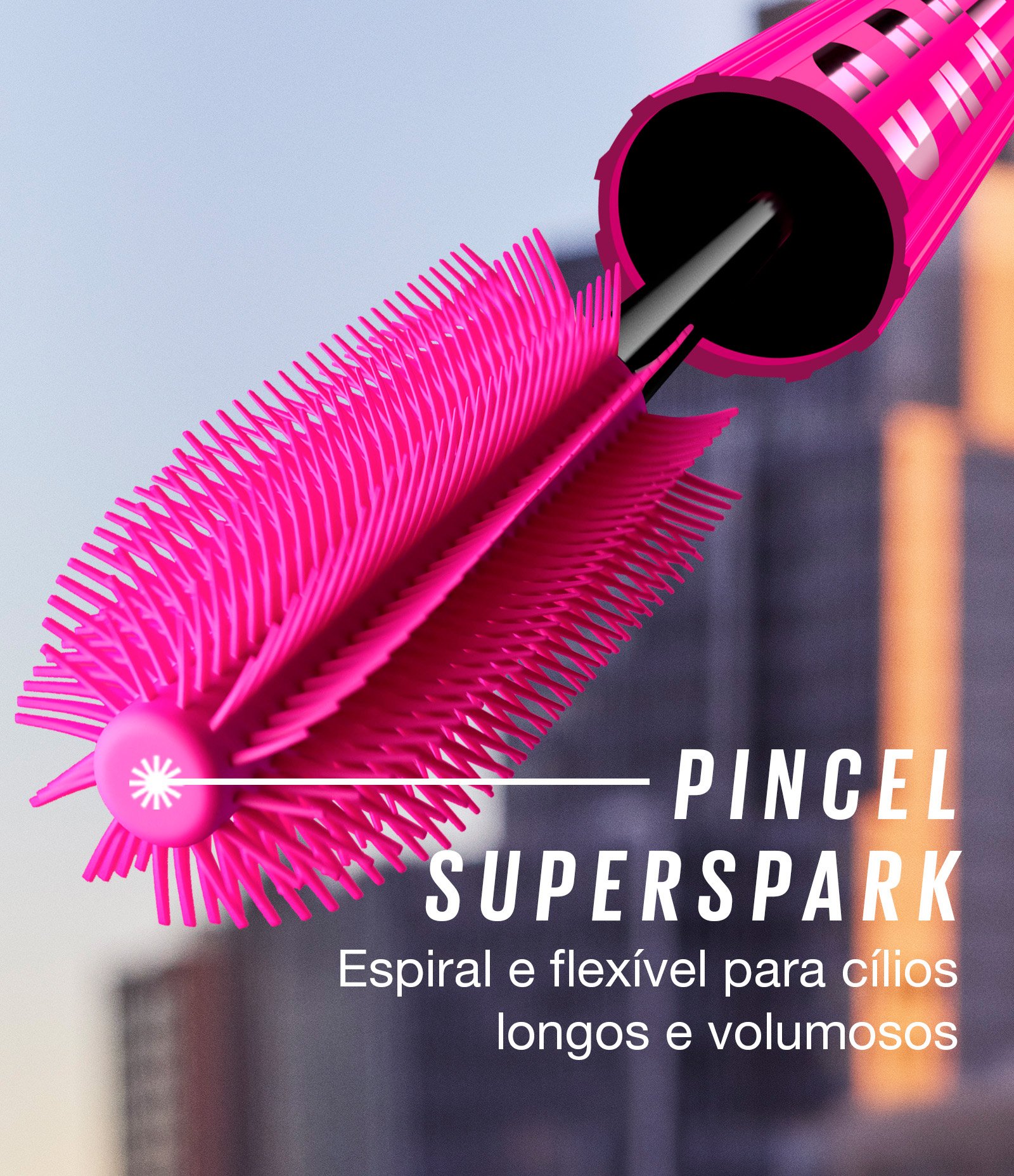Máscara de Cílios Lash Sensational Firework Maybelline NY Lavável  À Prova D'Água 5