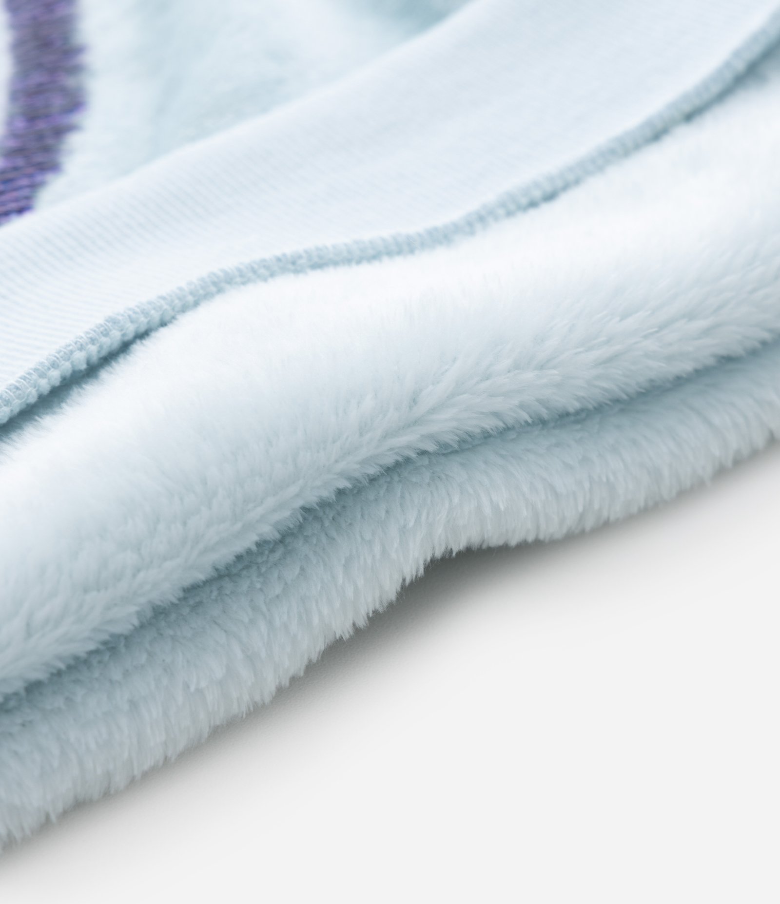 Casaco Infantil em Fleece Com Bordado em Paetês - Tam 5 a 14 Anos Azul 4