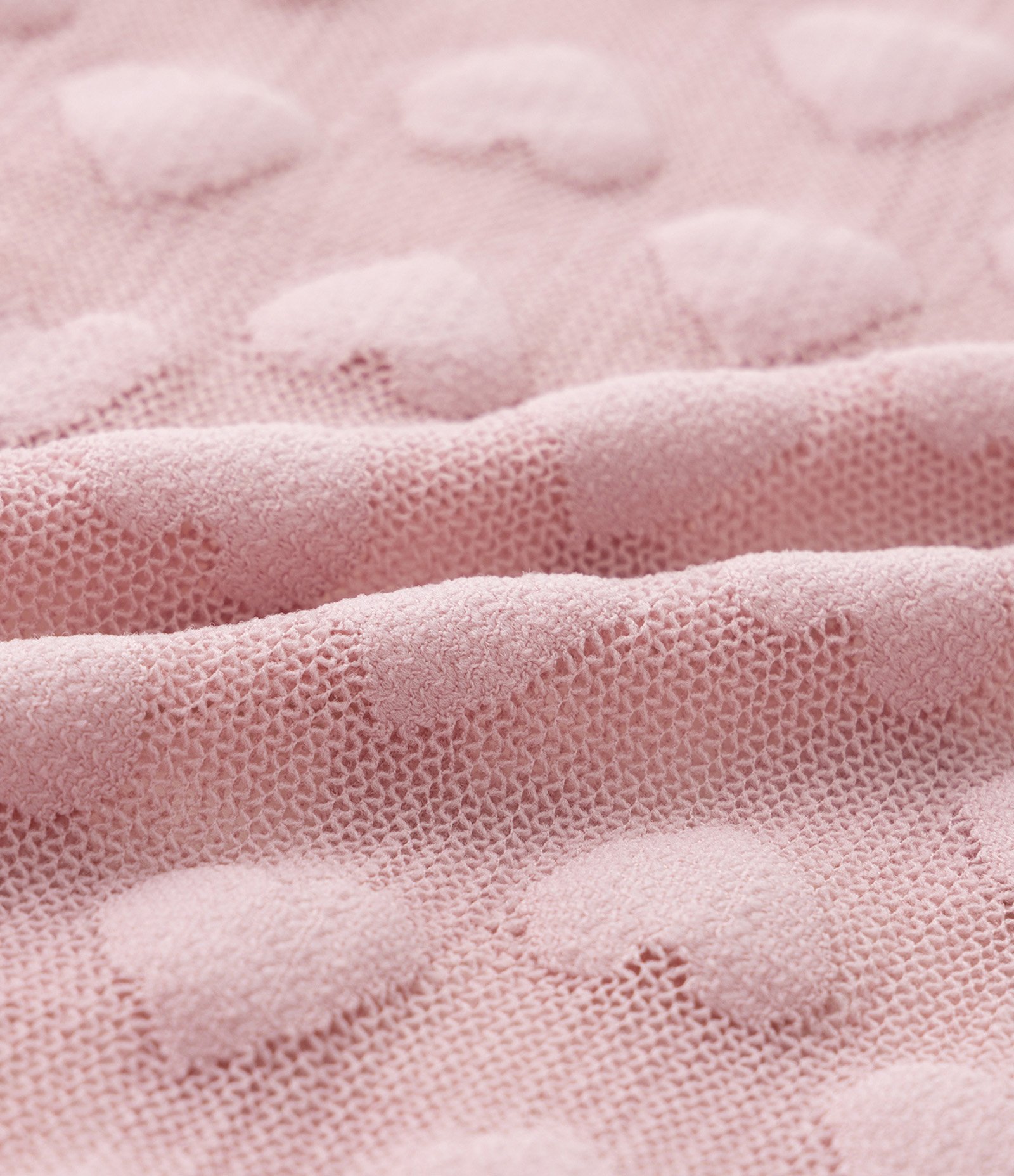 Blusa Texturizada de Corações com Top Interior - Tam 5 a 14 anos Rosa 6