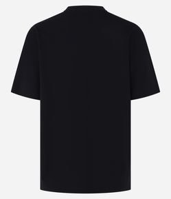 Camiseta Regular em Algodão com Manga Curta