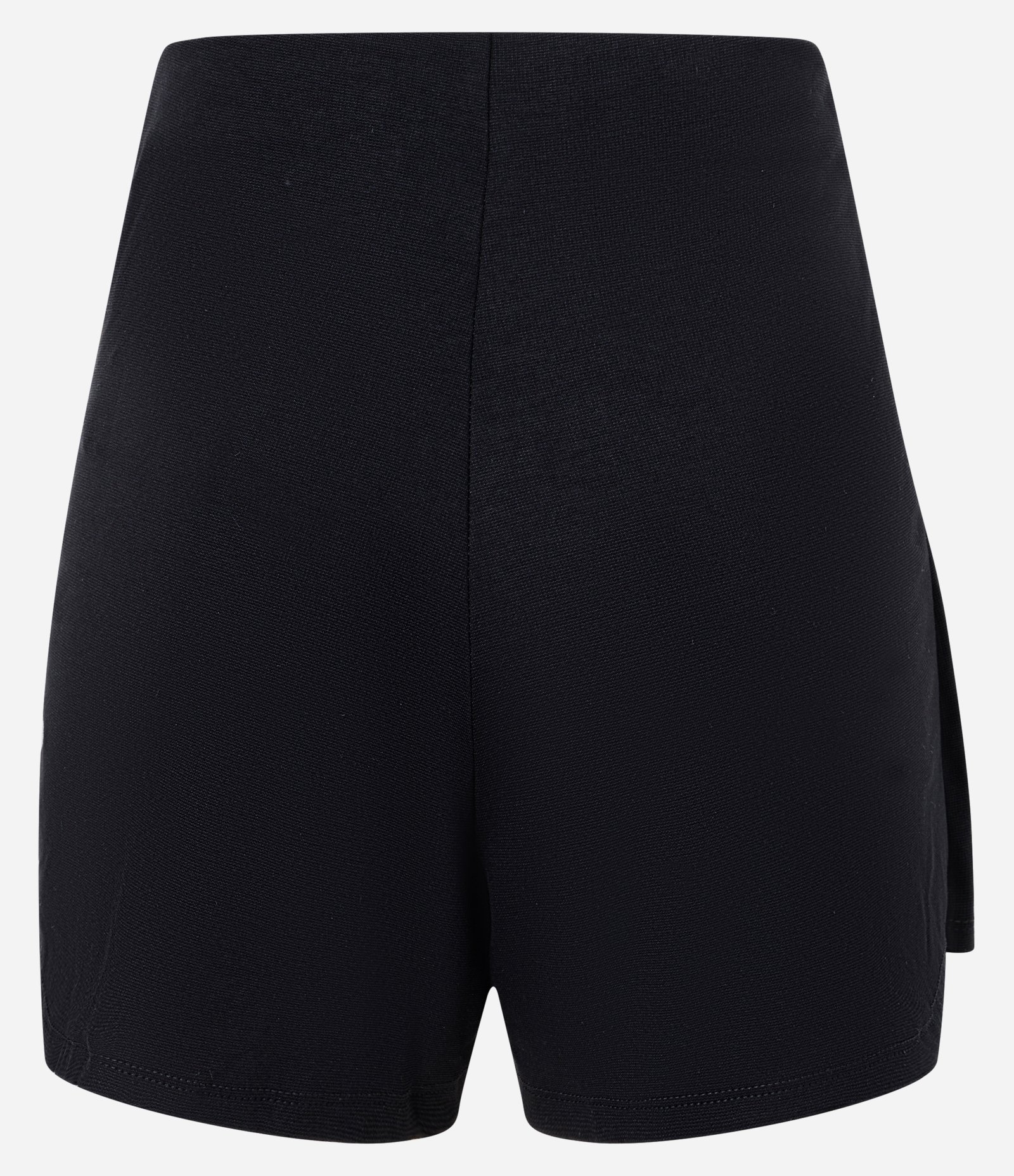 Short Saia Curto em Ponto Roma com Recorte Lateral Preto 6