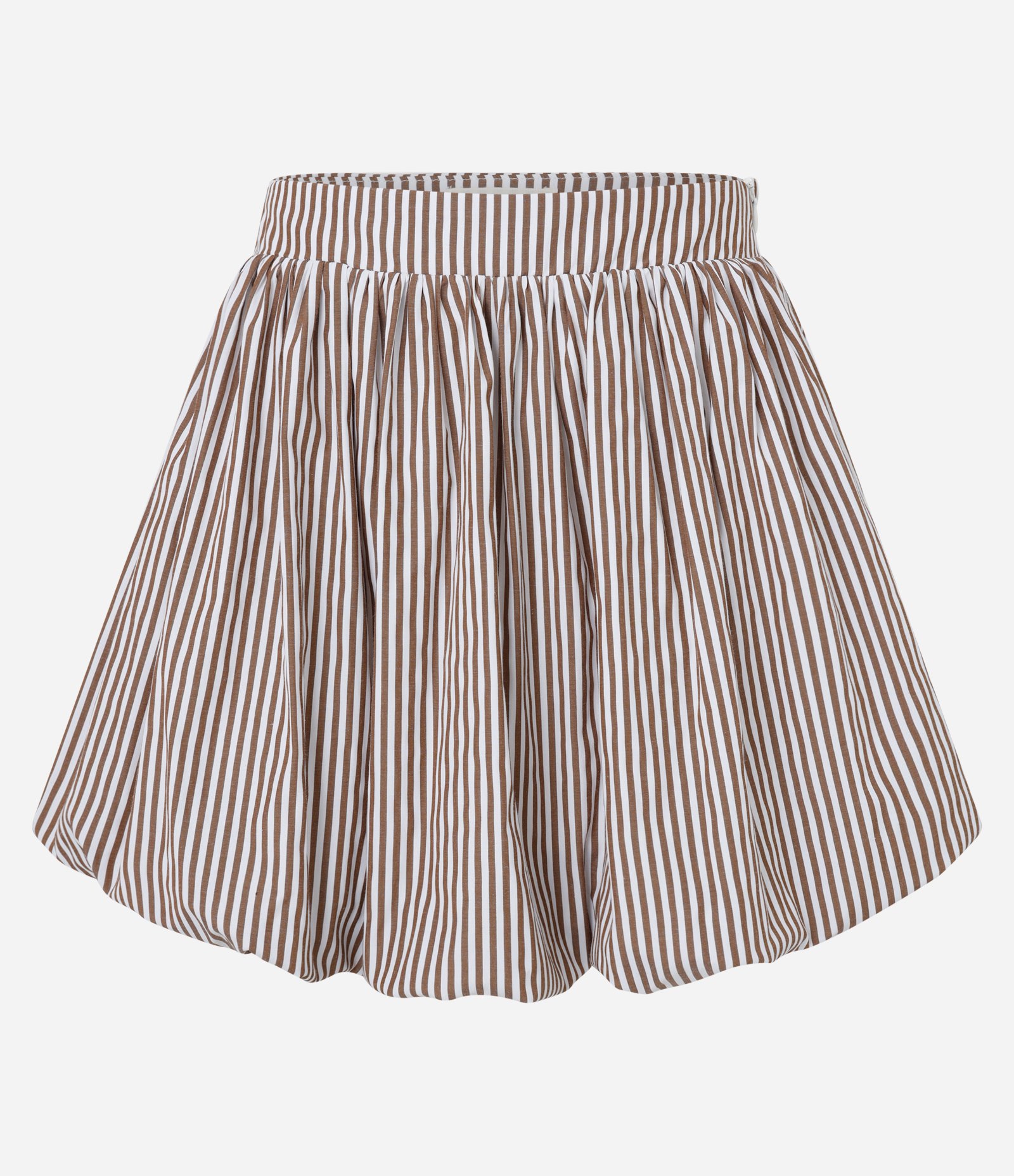 Saia Balonê em Tricoline Listrada 5