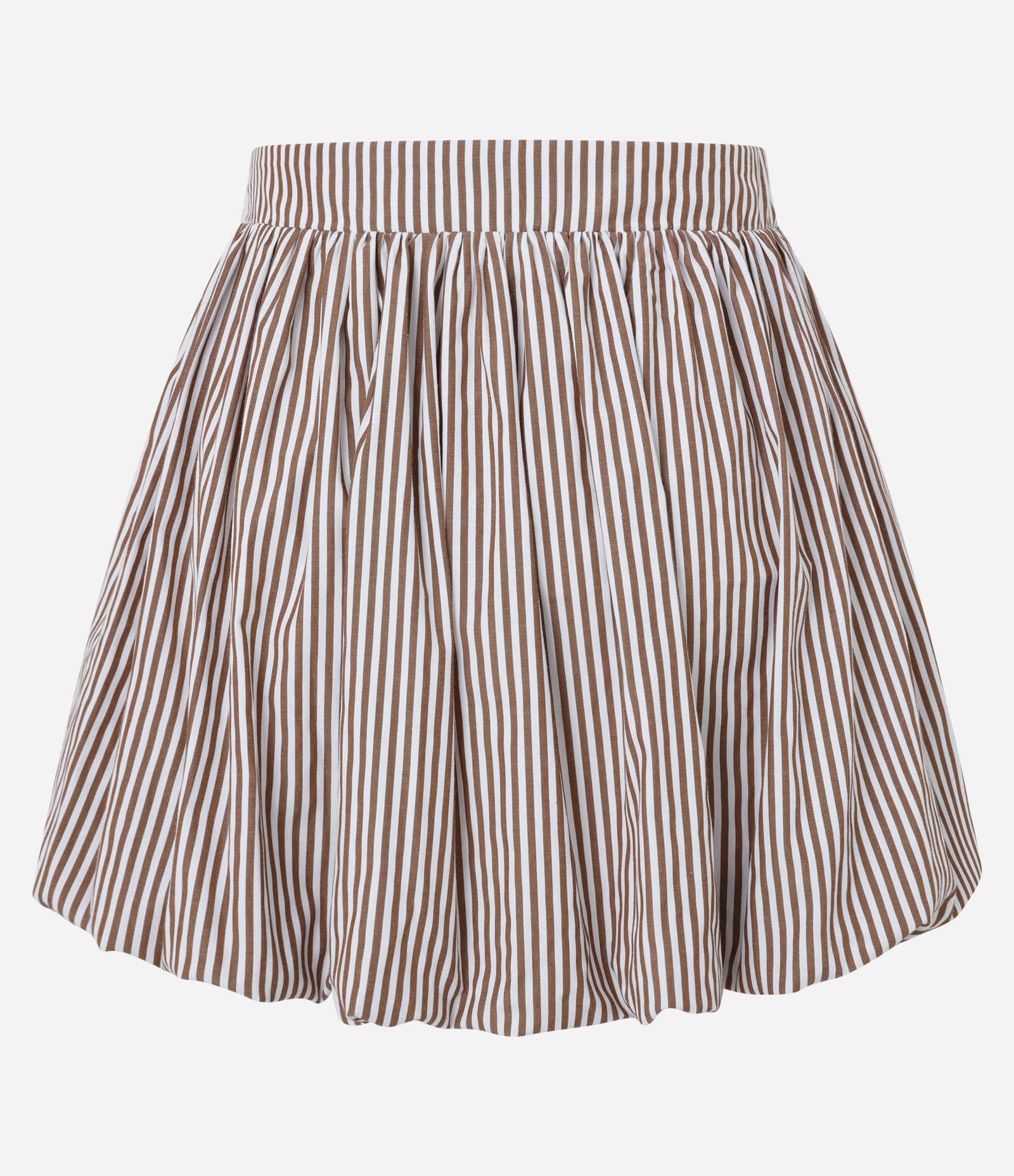 Saia Balonê em Tricoline Listrada 6