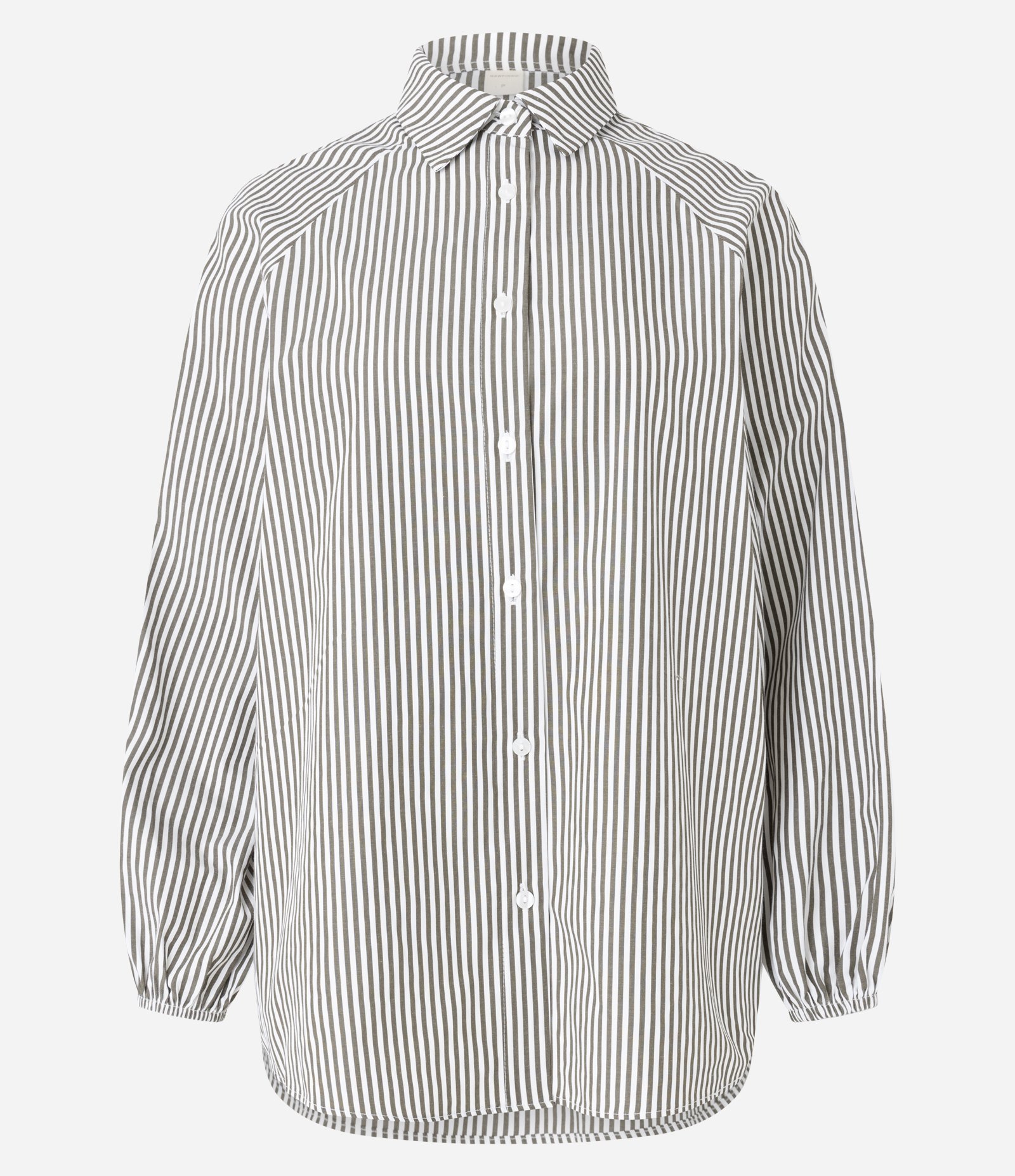 Camisa Listrado em Tricoline com Cava Raglan 5