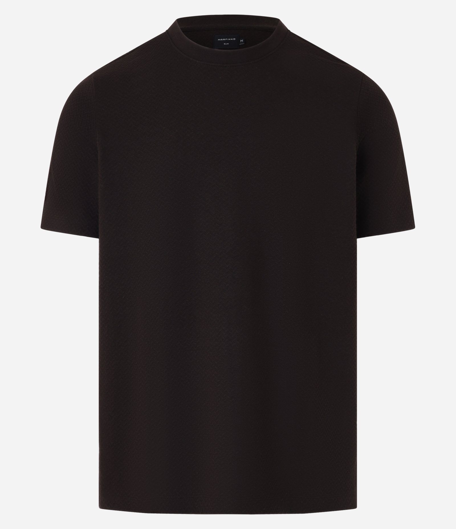 Camiseta Básica em Algodão com Textura Marrom 5