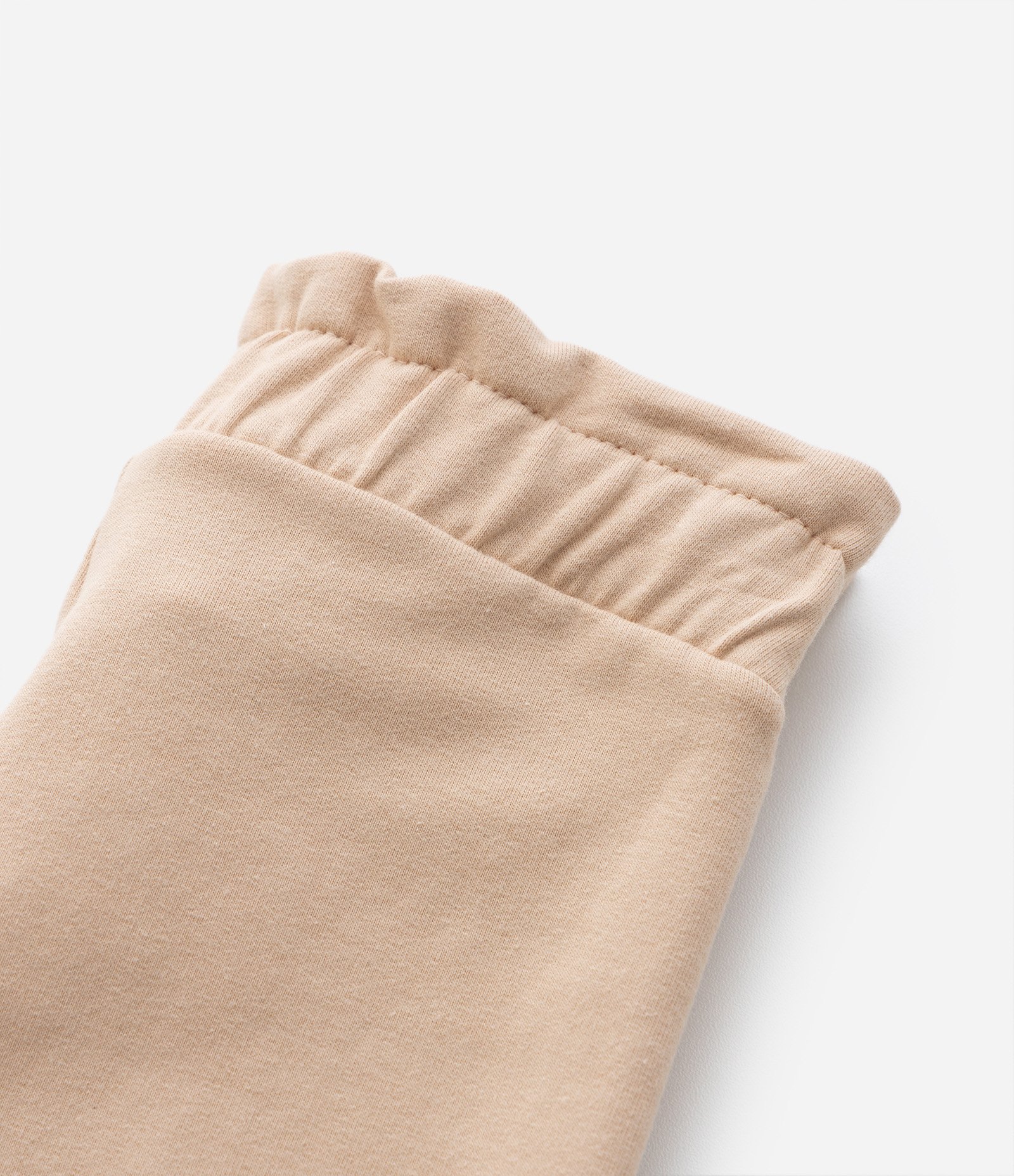 Calça Clochard Infantil Quentinha com Lacinho Aplicado - Tam 0 a 18 meses Bege 5