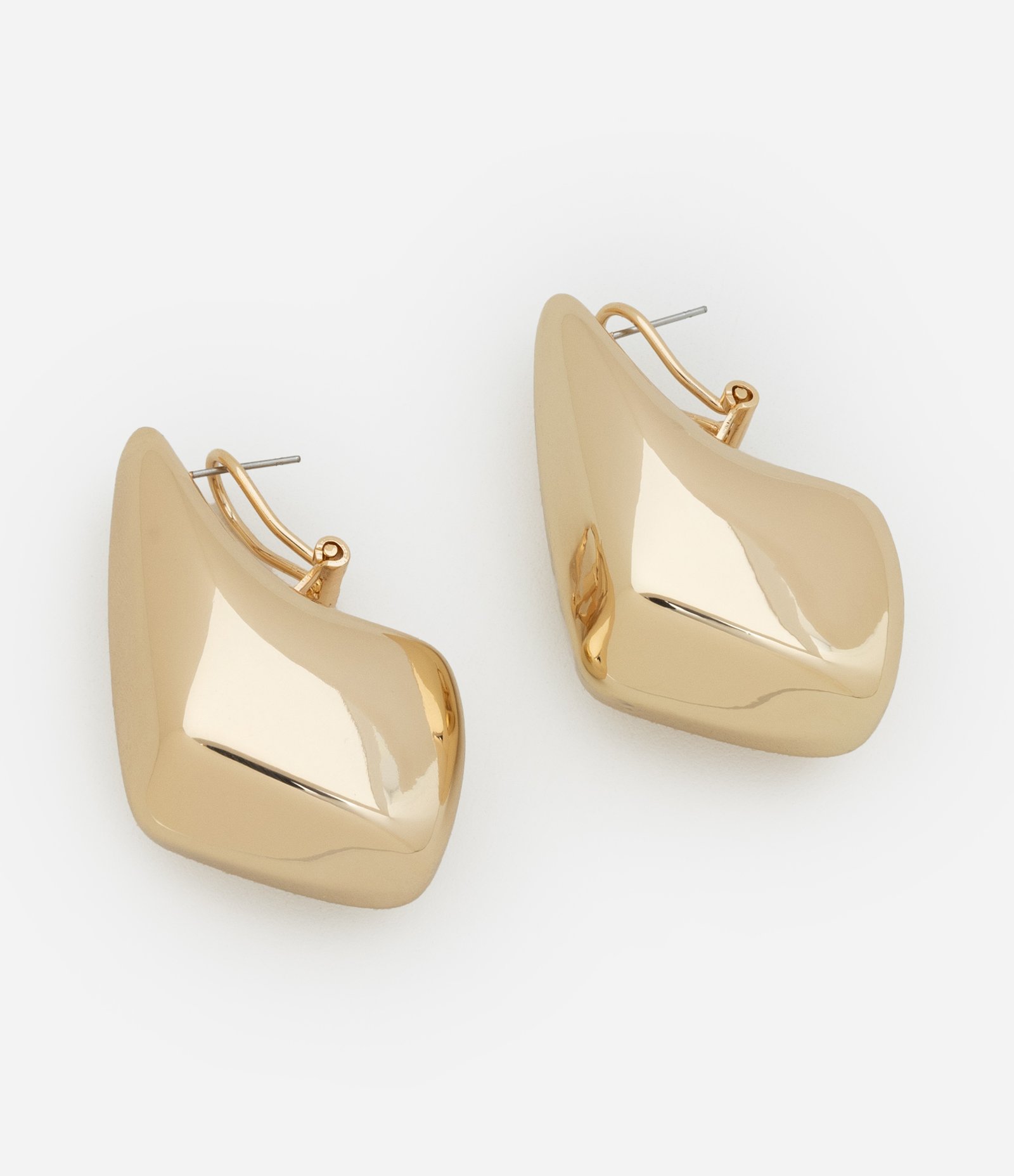 Brinco Bold em Metal com Formato Geométrico Dourado 1