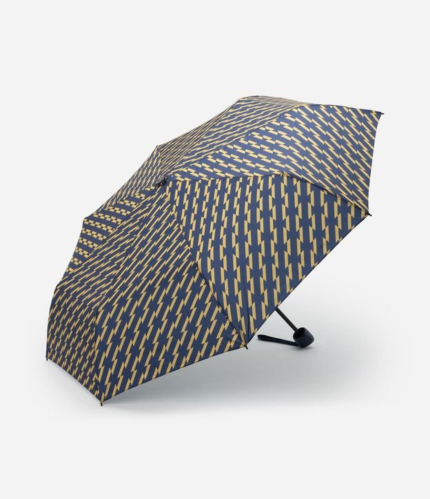 Sombrinha com Estampa em Zig Zag