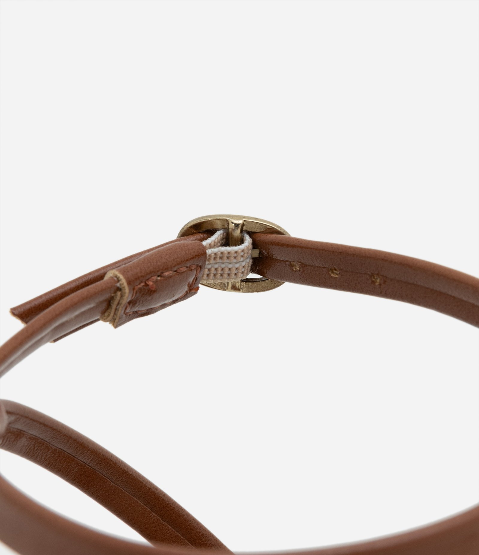 Sandália Multi Tiras em PU com Gáspea Marrom Caramelo 4