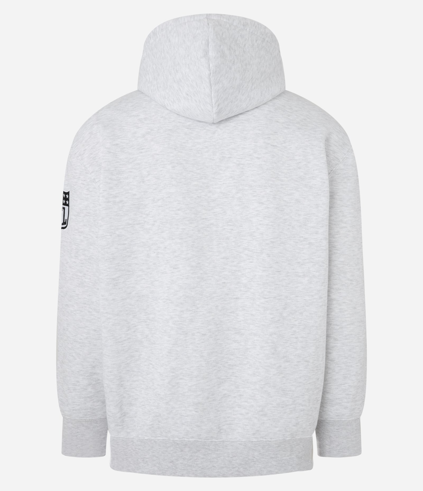 Blusão Relaxed em Fleece com Estampa NFL Chiefs Cinza 6