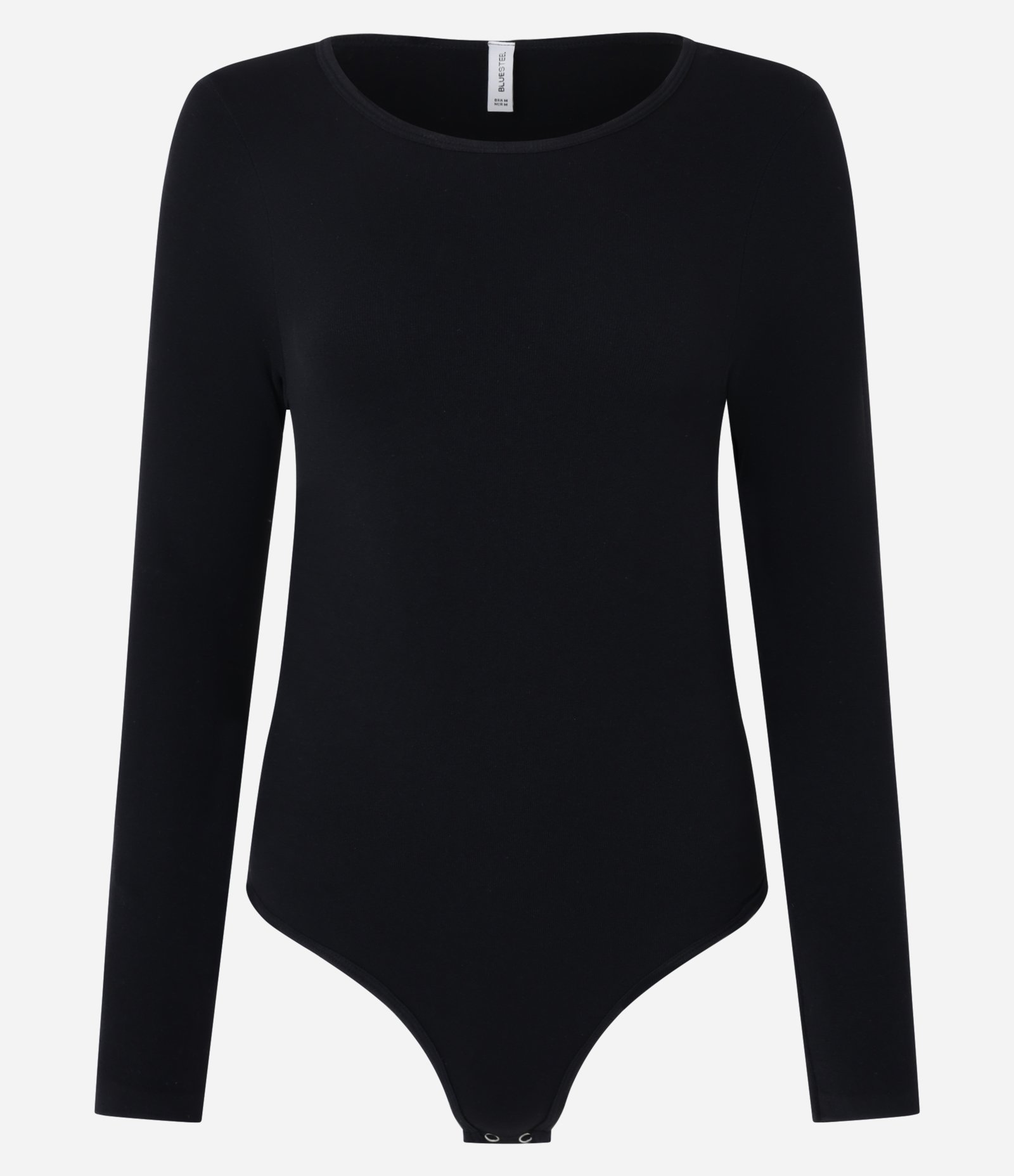Body Seamless em Poliamida com Manga Longa Preto 4