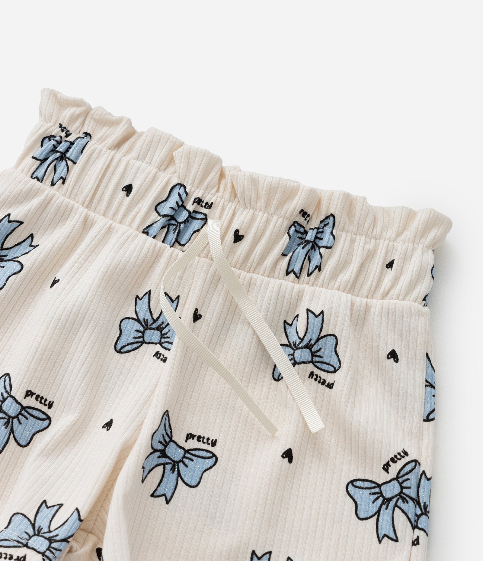 Short Clochard Infantil Canelado - Tam 1 a 6 Anos Bege 6