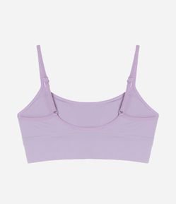 Sutiã Top com Bojo Removível Texturizado Seamless