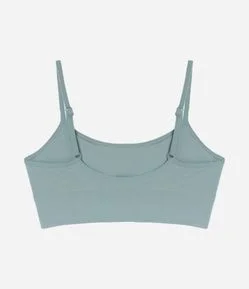 Sutiã Top com Bojo Removível Texturizado Seamless