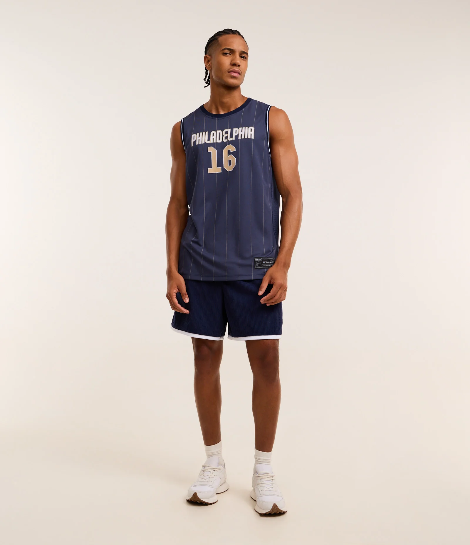 Regata Esportiva de Basquete em Tecnologia Dry com  Philadelphia e Listras Azul 2