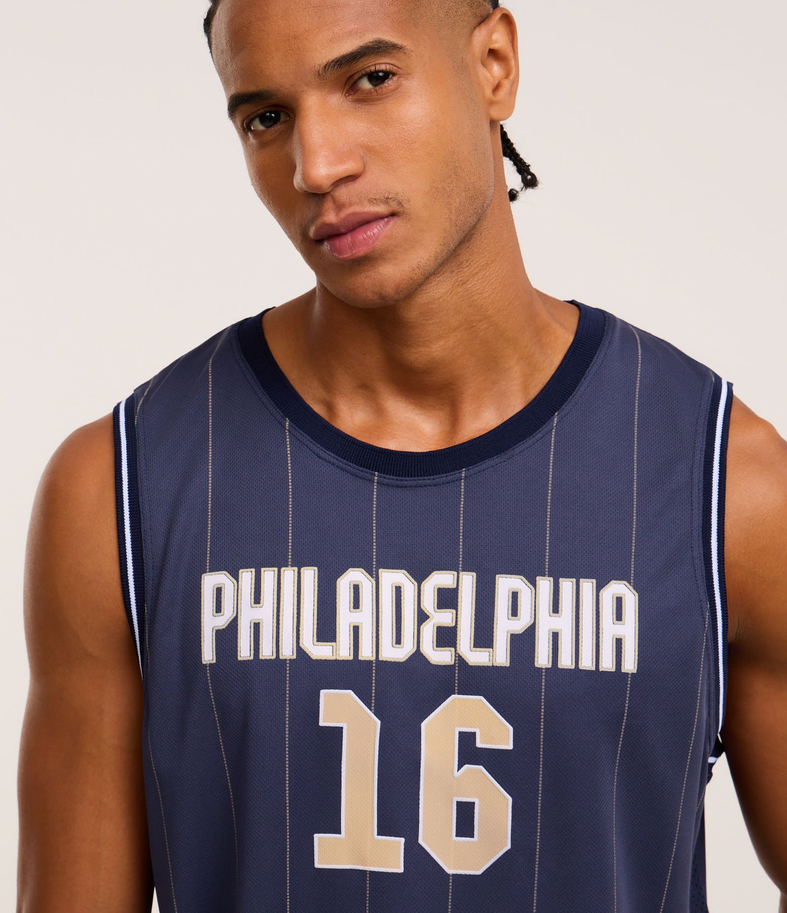 Regata Esportiva de Basquete em Tecnologia Dry com  Philadelphia e Listras Azul 6