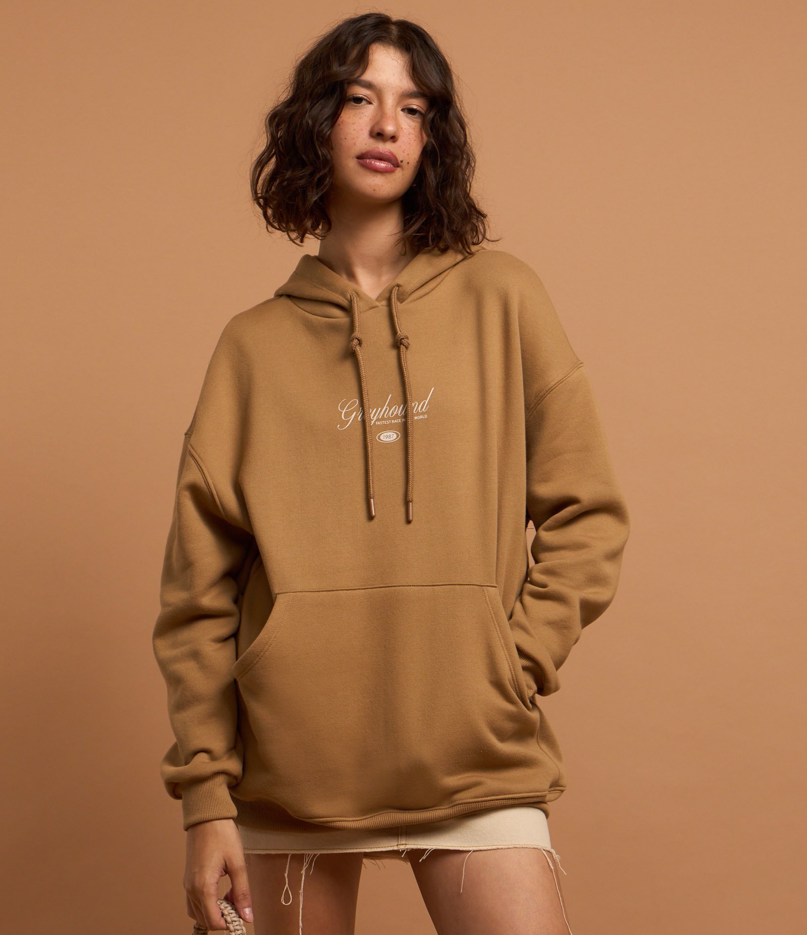 Casaco em Moletom com Capuz e Estampa Pet Lover Marrom 5