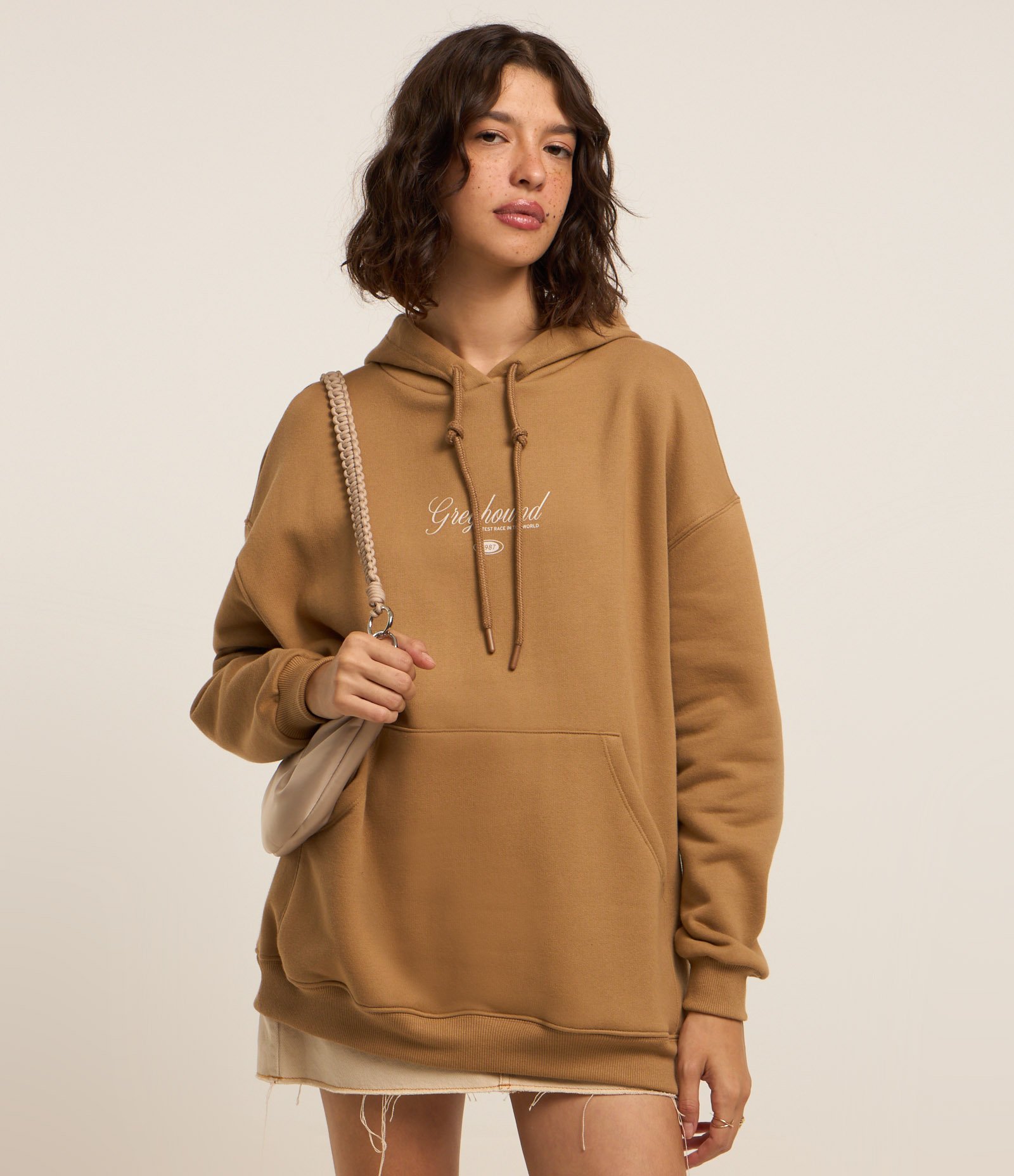 Casaco em Moletom com Capuz e Estampa Pet Lover Marrom 3