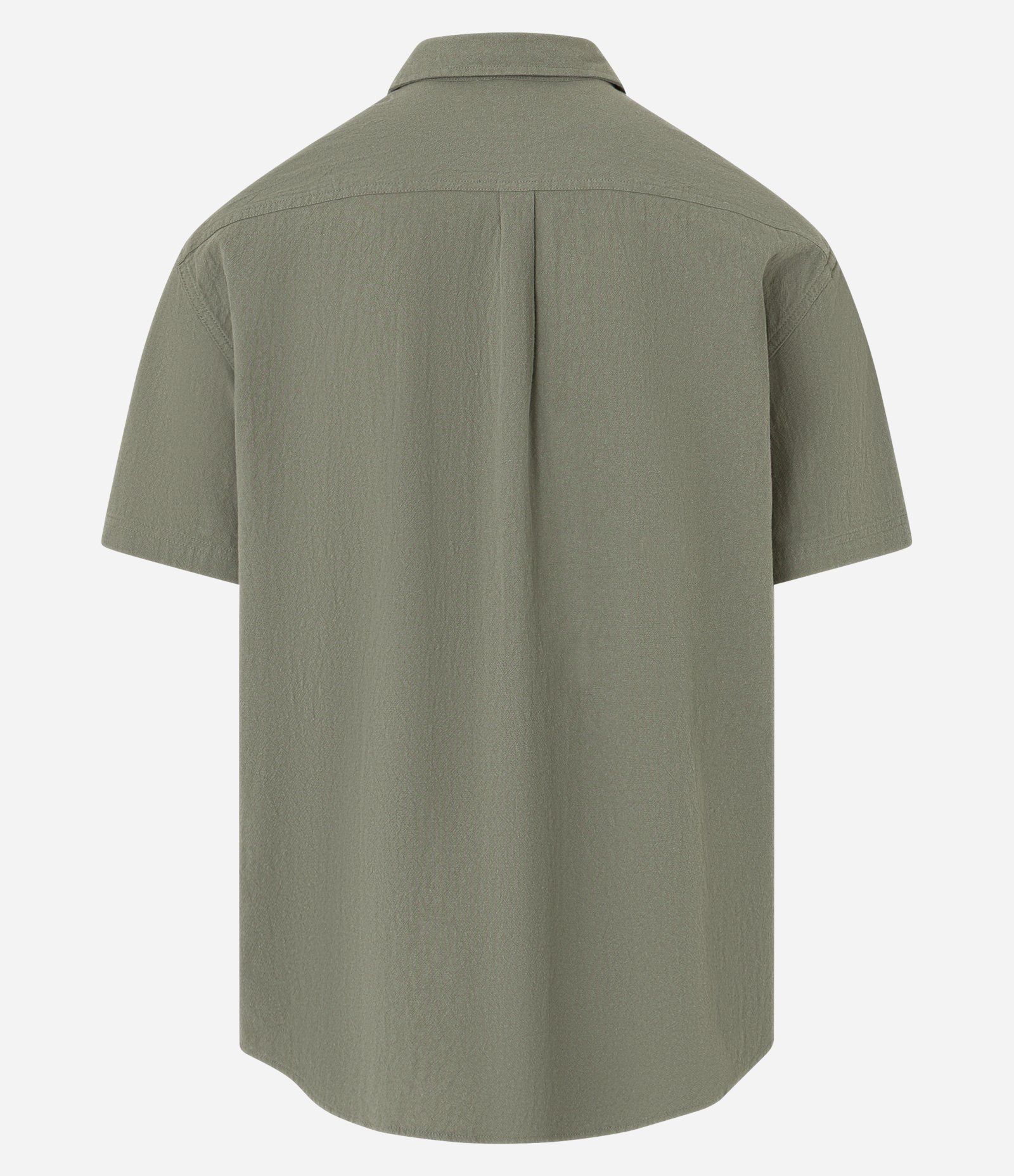 Camisa Relaxed em Algodão com Textura e Bolso Verde 7