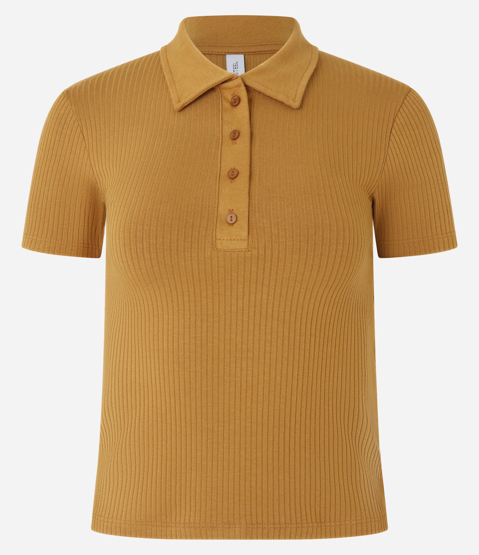 Blusa em Ribana com Gola Polo 4