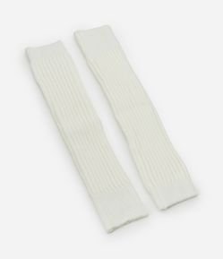 Meia Polaina com Textura Canelada