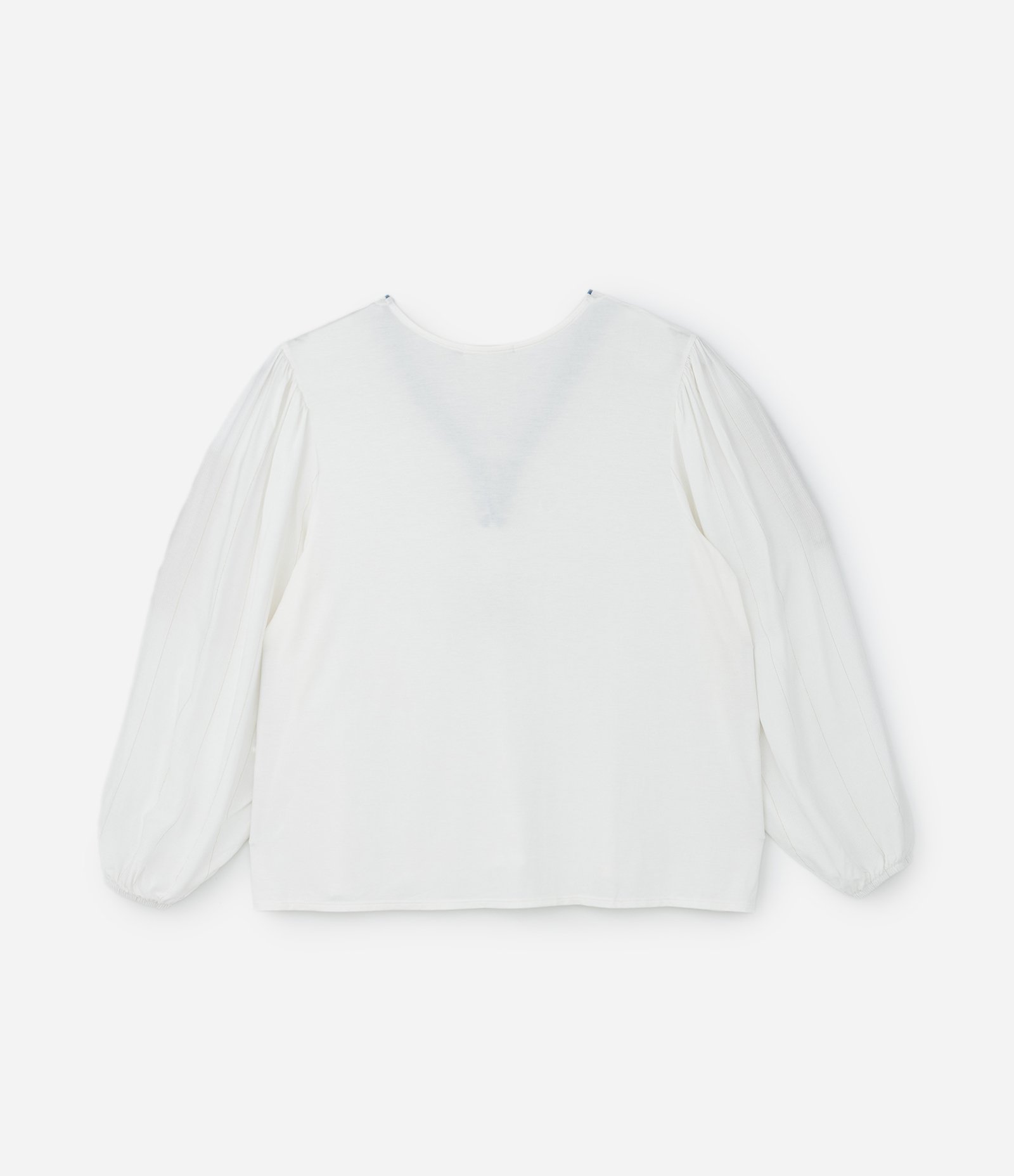 Blusa com Fio Metalizado e Decote Bordado Curve & Plus Size Branco 5