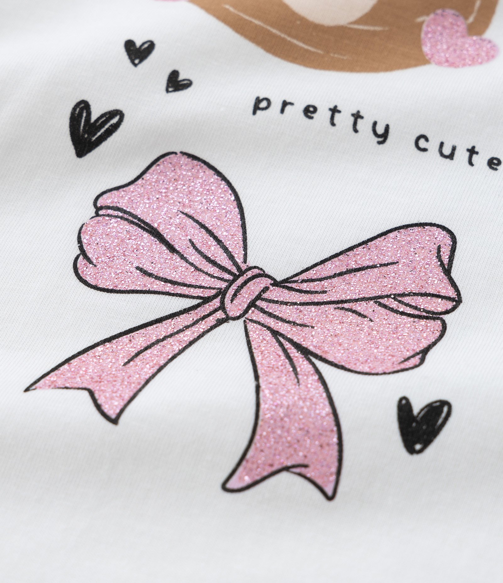 Blusa Infantil com Estampa Bichinhos com Brilho - Tam 1 a 6 Anos Branco 4