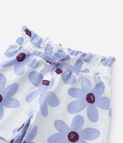 Short Infantil com Estampa Floral - Tam 1 a 6 Anos
