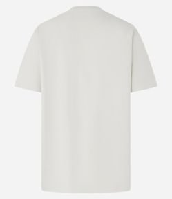 Camiseta Alongada em Algodão com Estampa Capyba Club