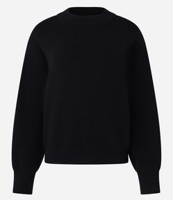 Suéter em Tricô com Punho Ajustado