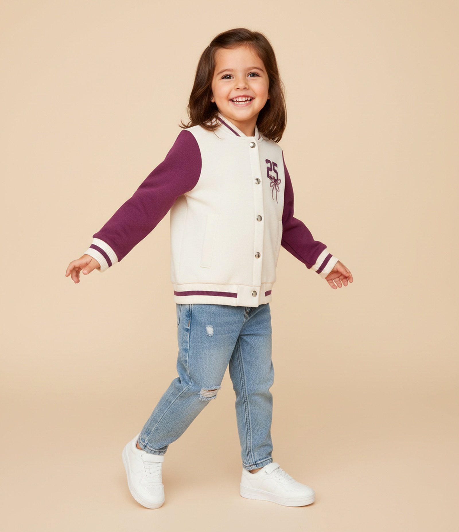 Calça Mom Infantil em Jeans com Amarração na Cintura - Tam 1 a 6 Anos Azul 1