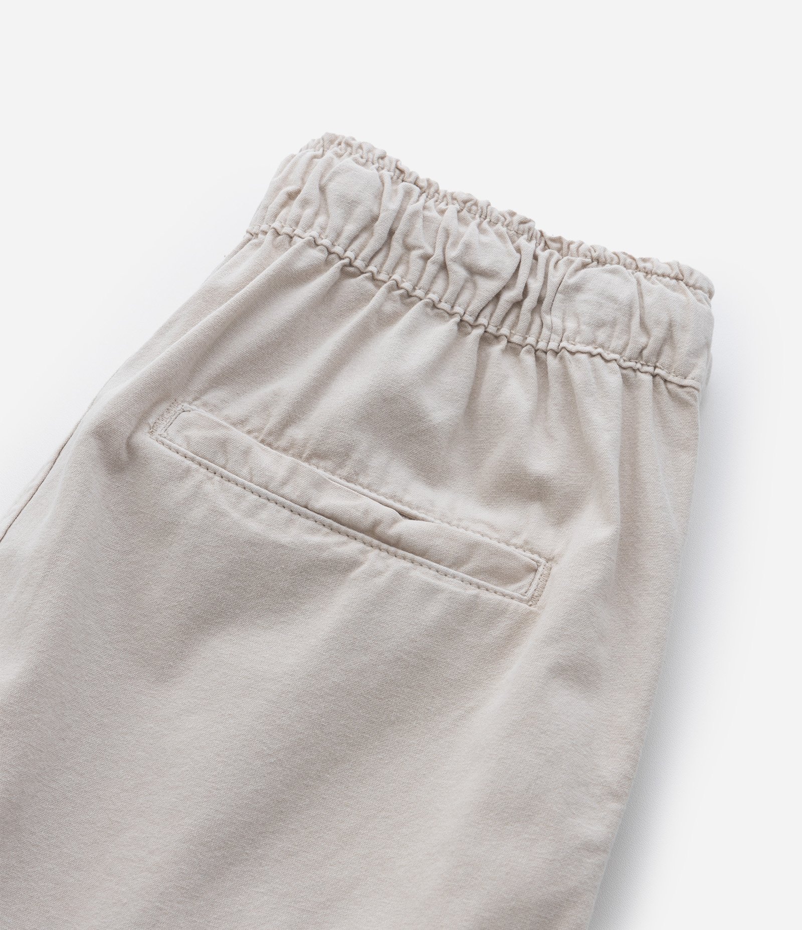 Bermuda Infantil em Sarja com Amarração - Tam 5 a 14 anos Bege 4