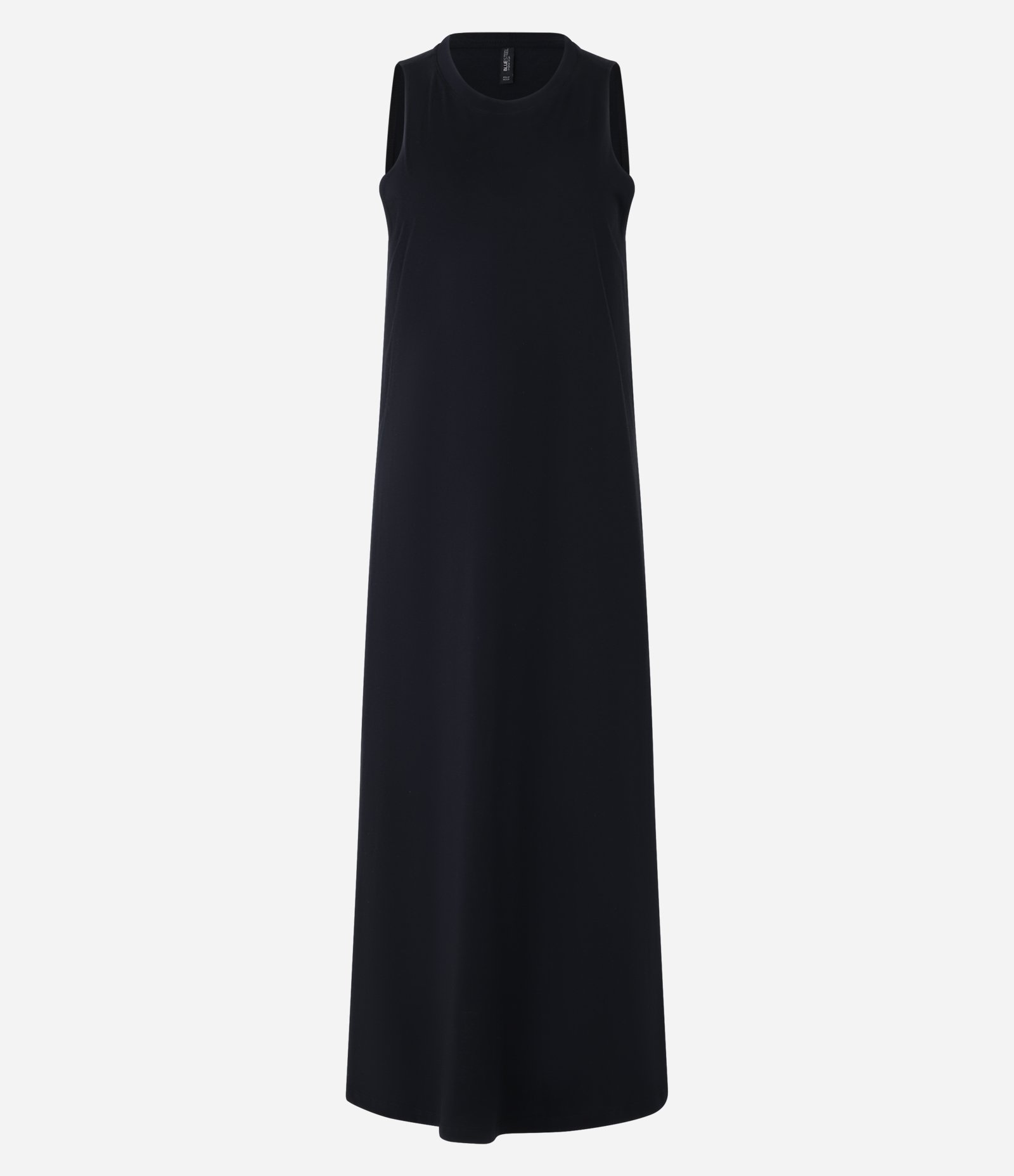 Vestido New Midi em Algodão e sem Manga Preto 4