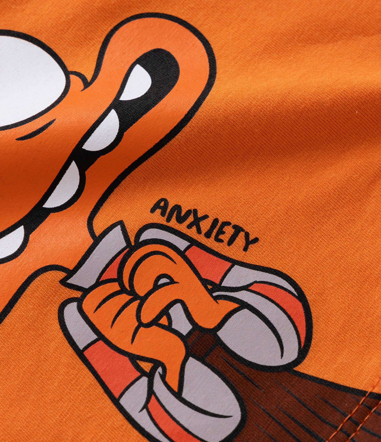 Camiseta Cropped Infantil com Estampa Divertidamente - Tam 2 a 10 Anos Laranja 5