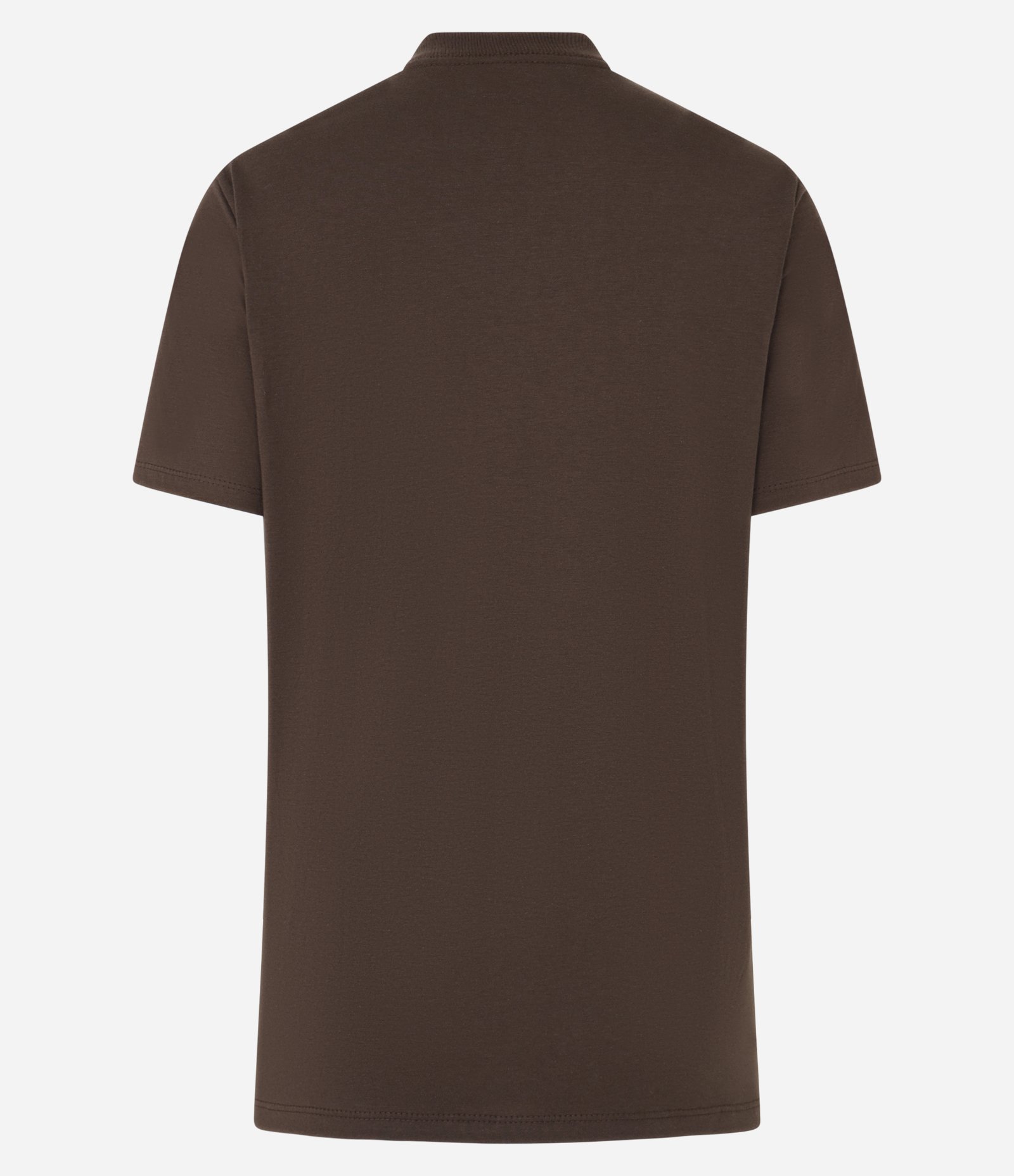 Camiseta Alongada em Algodão com Estampa Peanuts Records Marrom 5