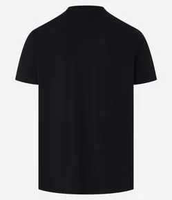 Camiseta Regular em Algodão com Estampa de Montanha