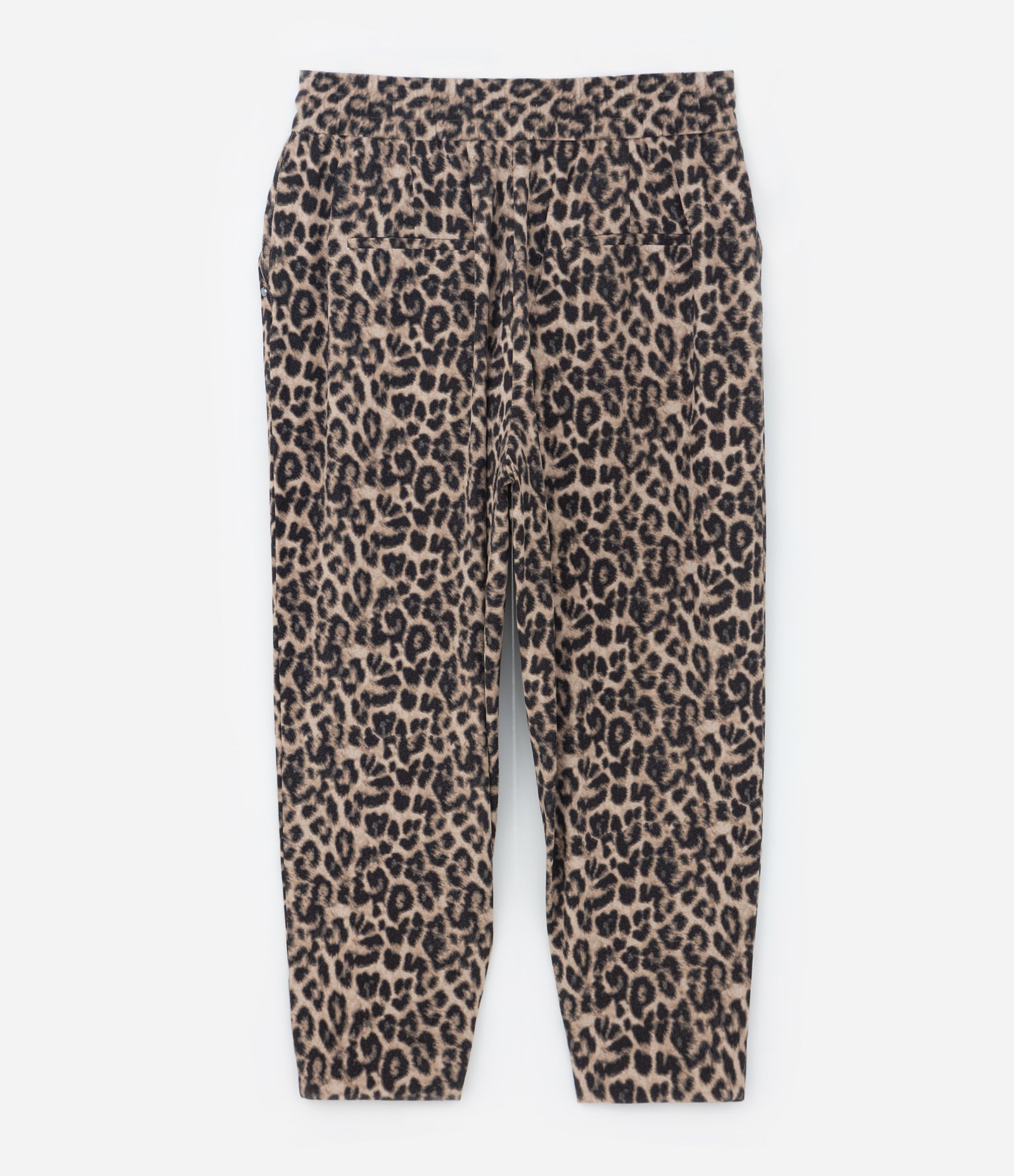 Calça Pijama em Crepe Estampa Animal Print Curve & Plus Size Marrom 6