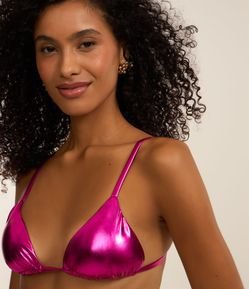 Biquíni Top Cortininha Metalizado