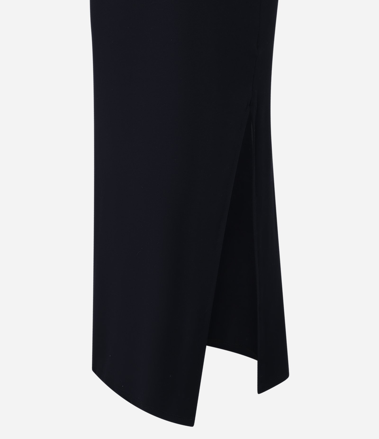 Vestido Long Midi com Franzido e Fenda Lateral 2