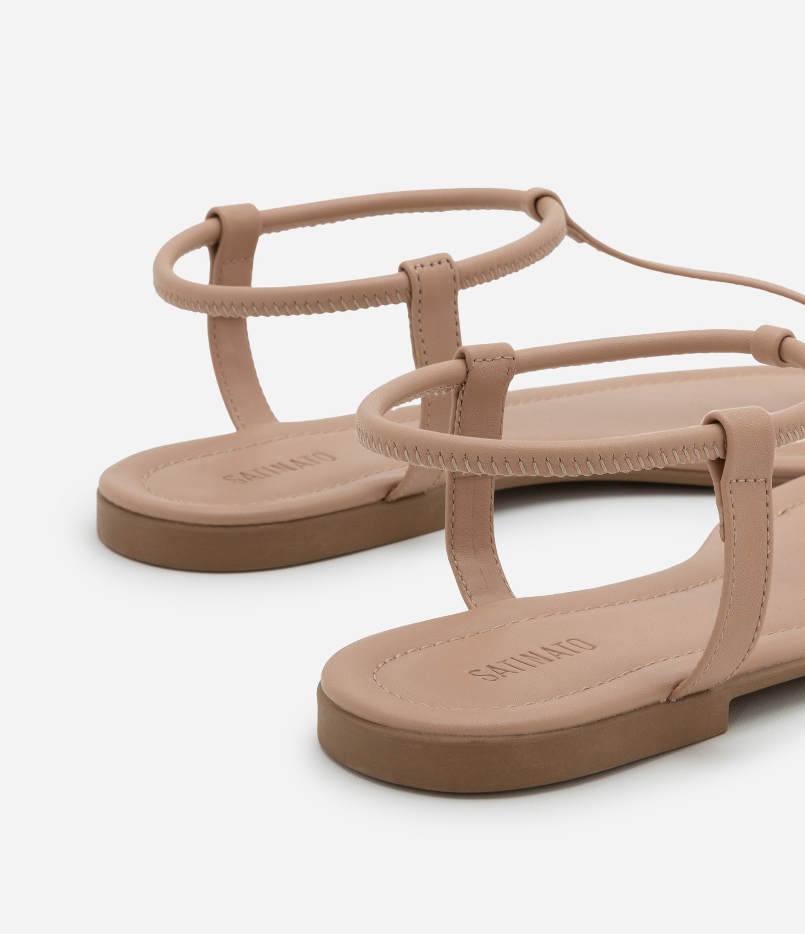 Sandália Rasteira Fio com Fechamento Elástico 4