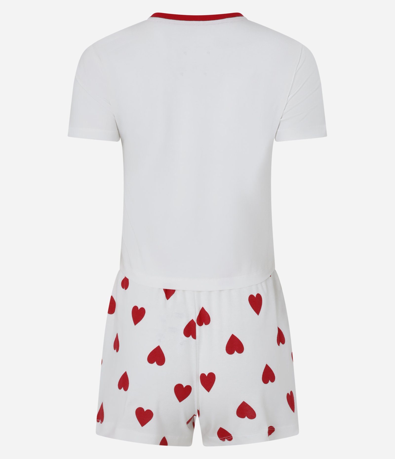 Pijama Short Doll em Algodão Estampa High School Musical Branco/Vermelho 6