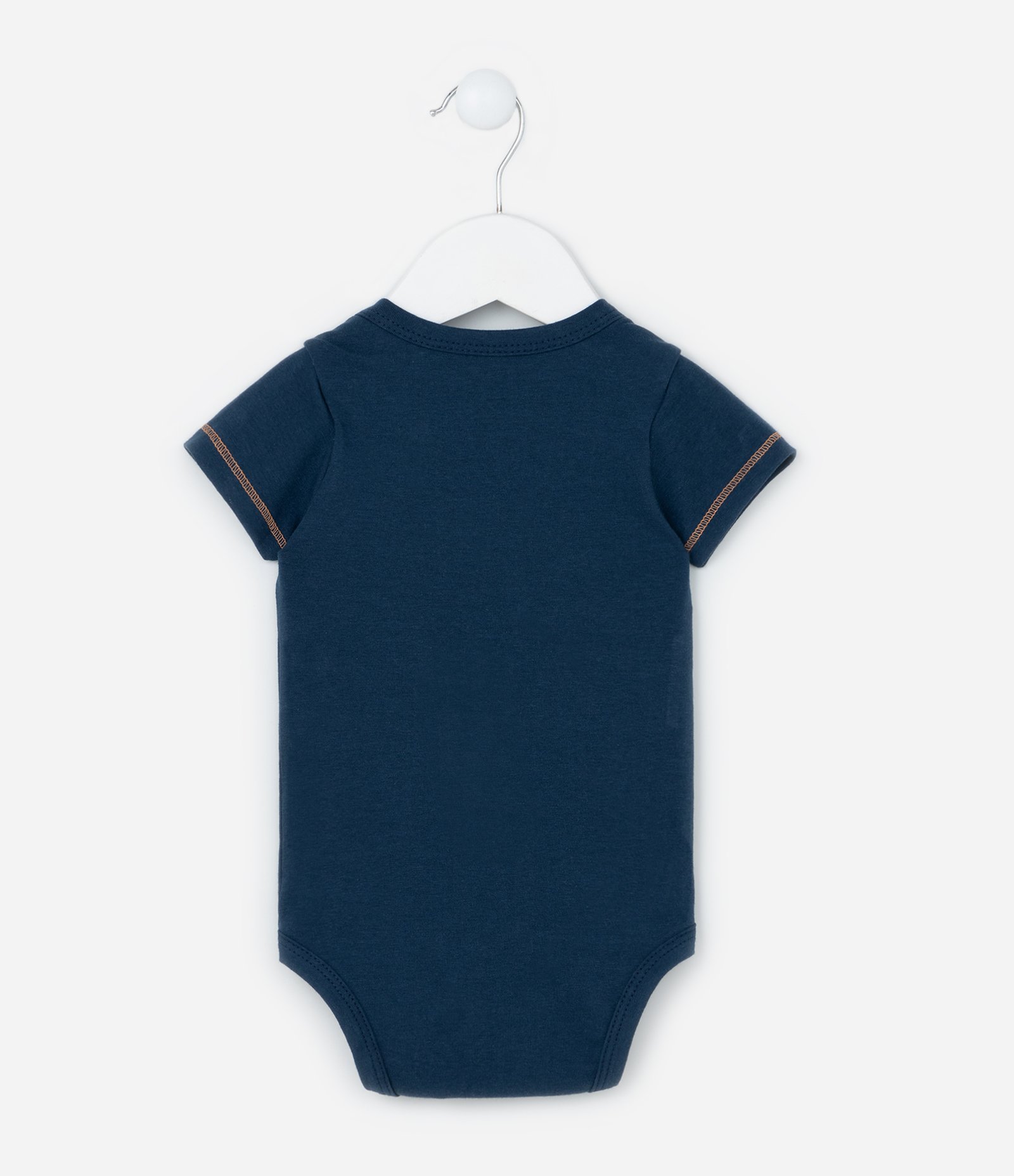 Body Infantil com Estampa Jacarézinho - Tam 0 a 18 meses Azul 3