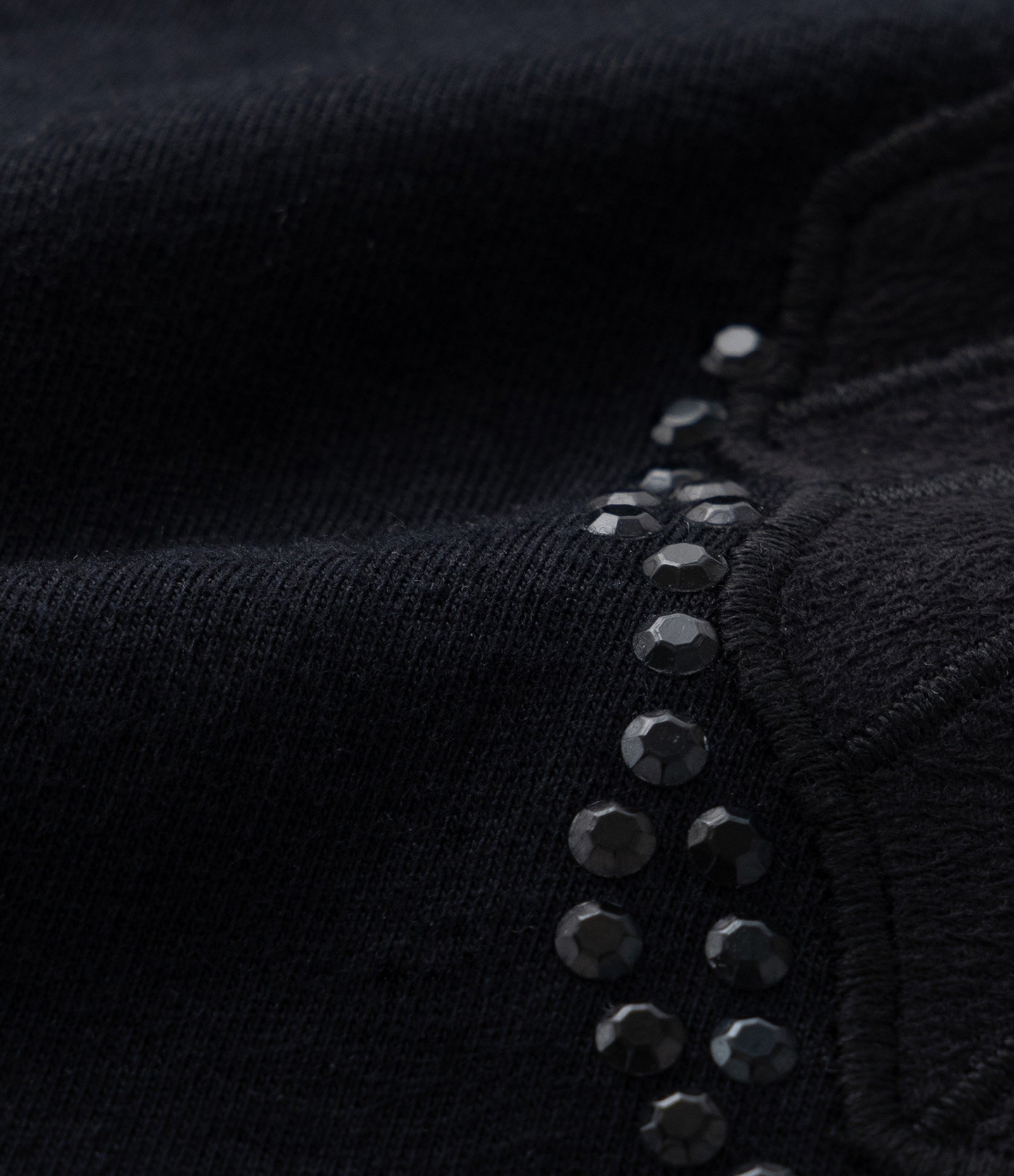 Blusa Bordada de Borboleta com Aplicações Curve & Plus Size Preto 6