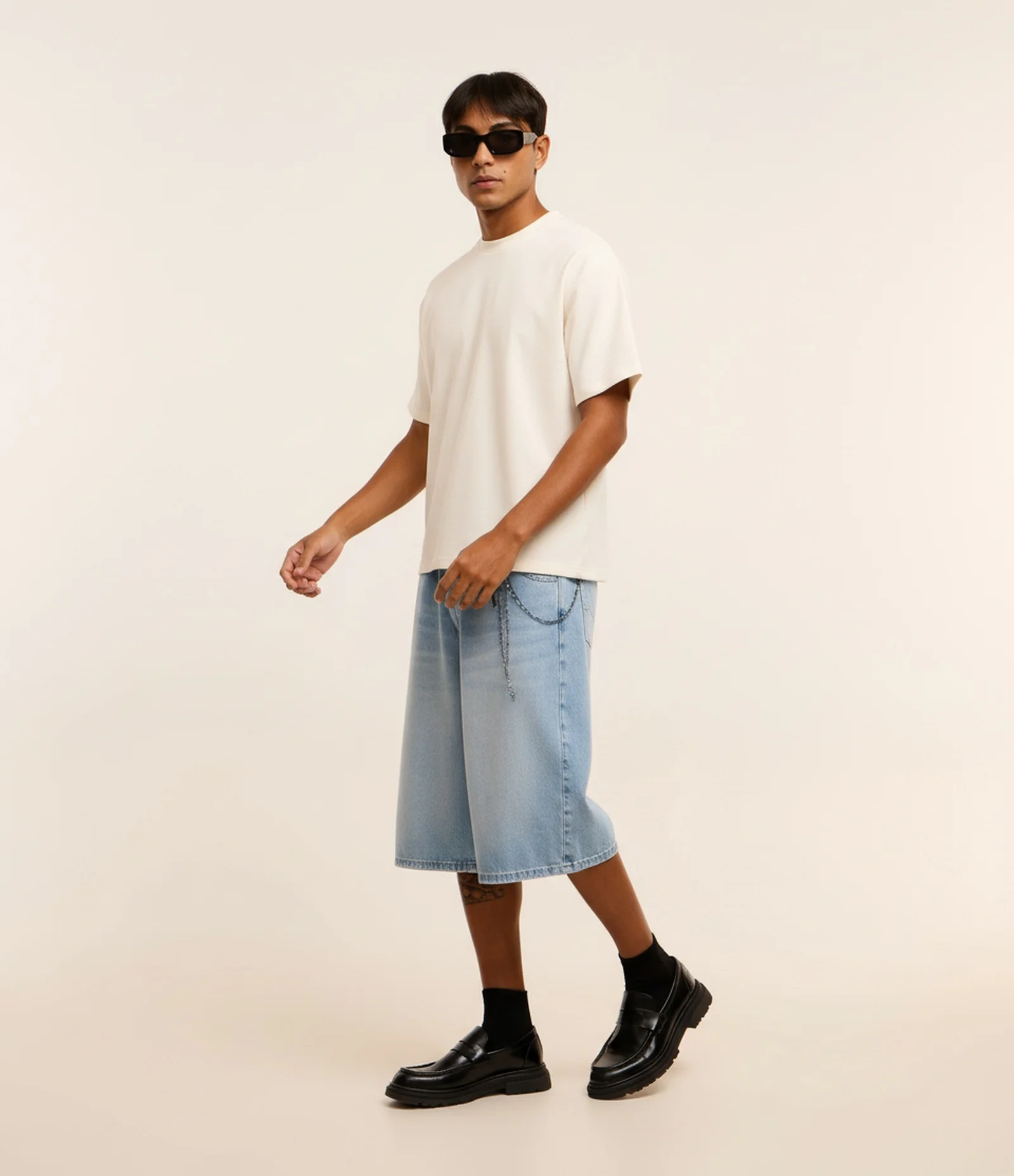 Camiseta Boxy em Tecnologia Dry e Algodão Off White 1