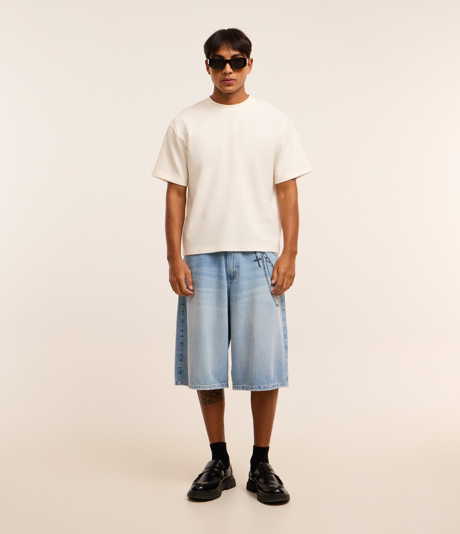 Camiseta Boxy em Tecnologia Dry e Algodão Off White 2